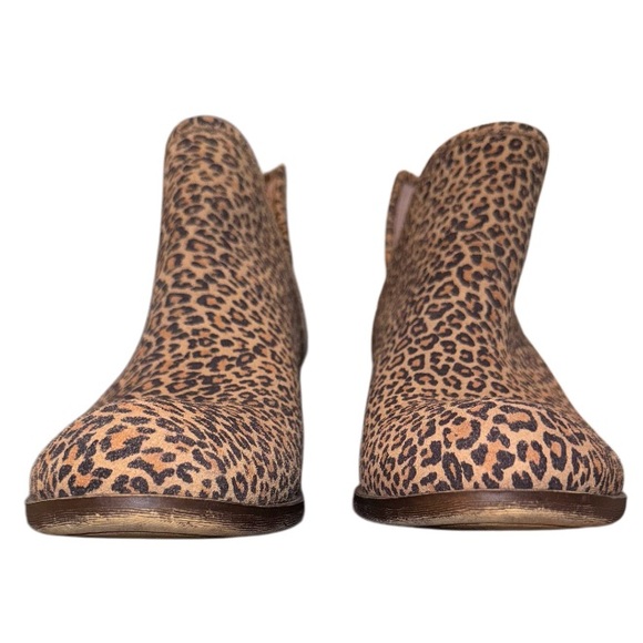 LUCKY BRAND Baley cheetah animal print ankle boots women’s size 8.5 8 1/2 - Picture 9 of 16